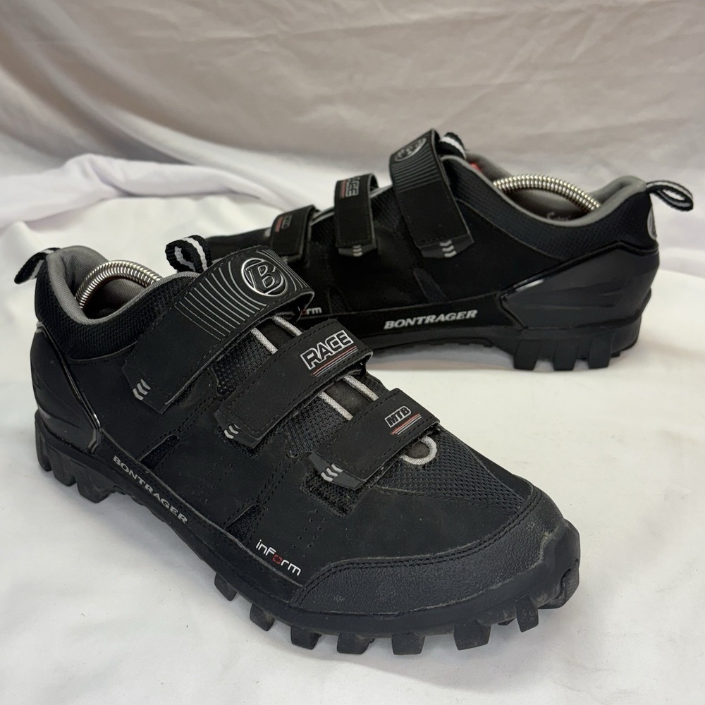 Bontrager Race Mountain Cycling Shoes Mens US 11 EU 45 Black SPD MTB Clipless